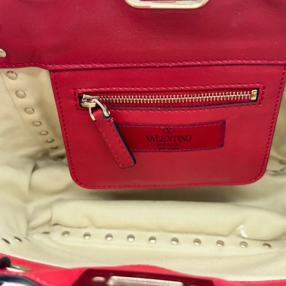 Valentino Rockstud Leather Shoulder Bag - Picture 17 of 17